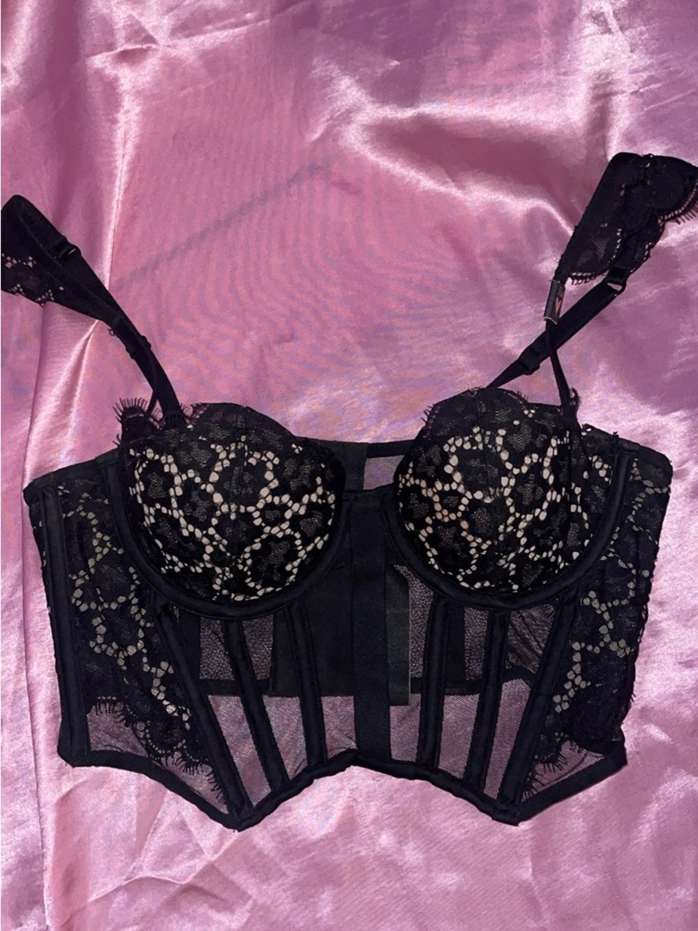 Victorias Secret Dream Angels Bustier Bra Top 🖤 - Picture 1 of 1